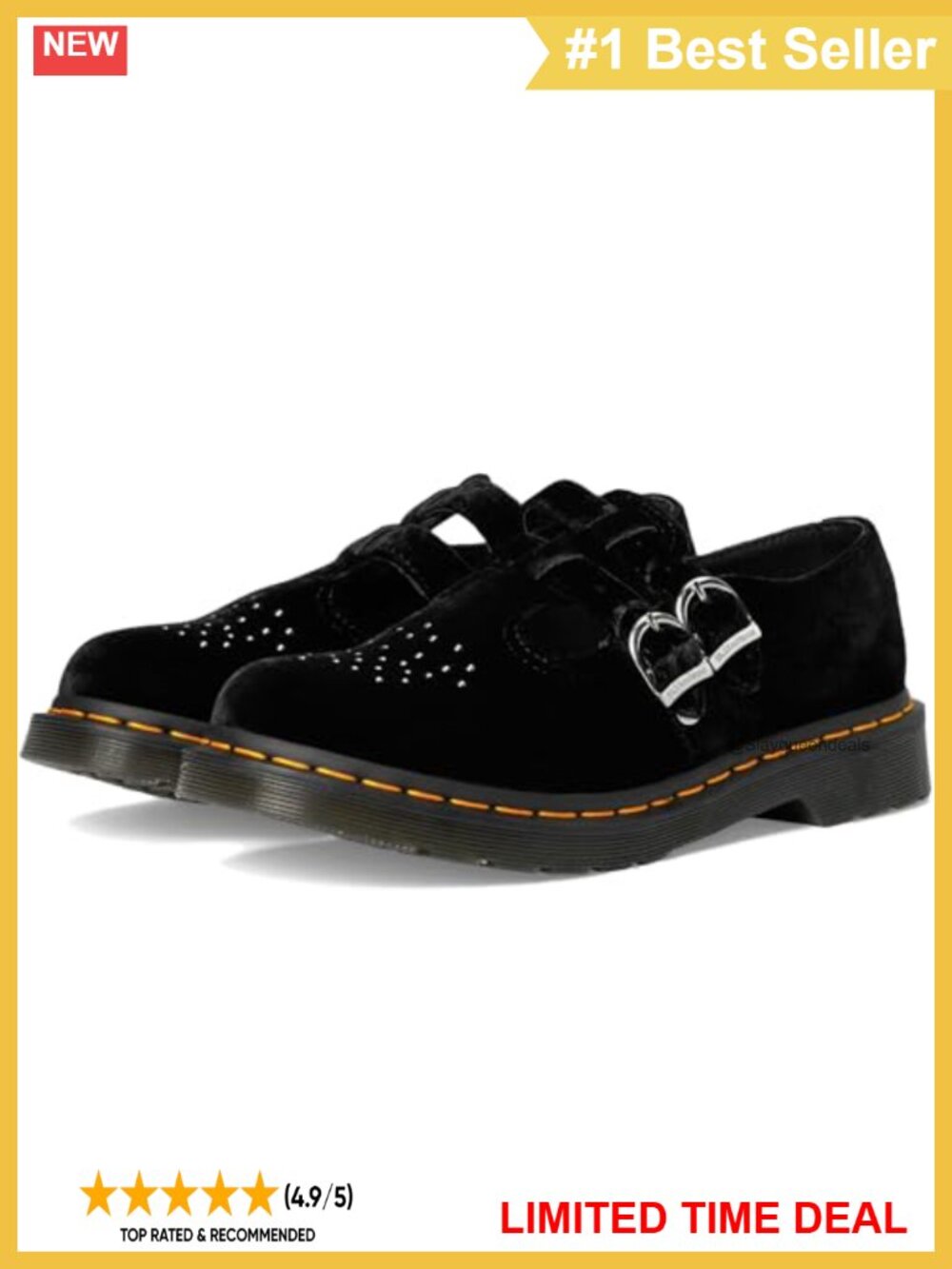 Dr. Martens Vegan 8065 Mary Jane Flats Polyester Casual